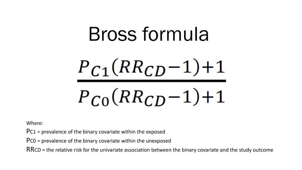 Bross formula